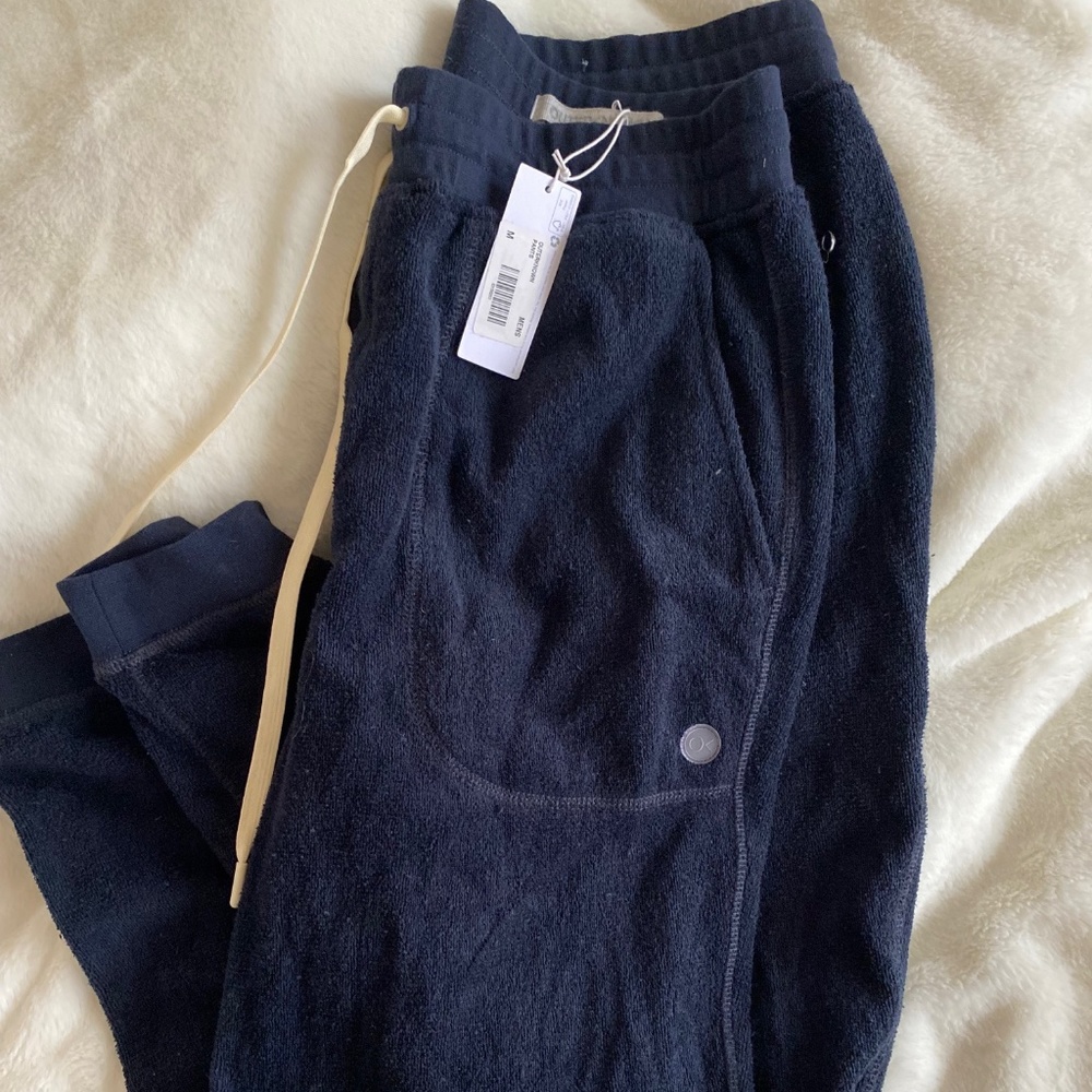 navy outerknown terrycloth lounge pants